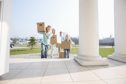Organised moving process for Holborn removals with protective packing