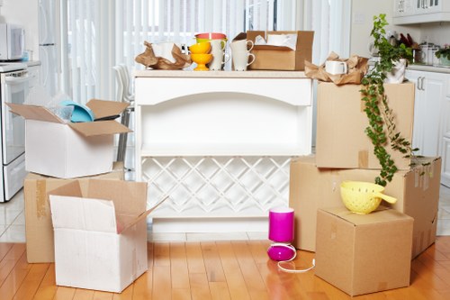 Storage and packing materials for a Holborn move