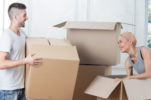 Supervisor reviewing safe working practices before a move