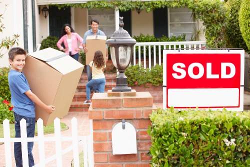 Office relocation packing service in Holborn with labeled boxes and supplies