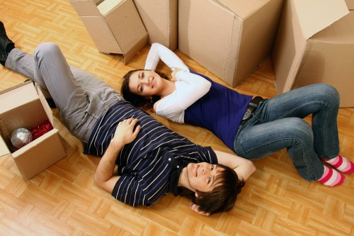 Assorted household furniture ready for collection in Holborn